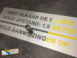 spuitsjablonen in allerlei afmetingen en materialen